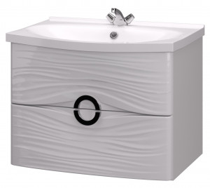 У40415 Тумба с раковиной Breeze 70, 2я, White 1 Marka Breeze