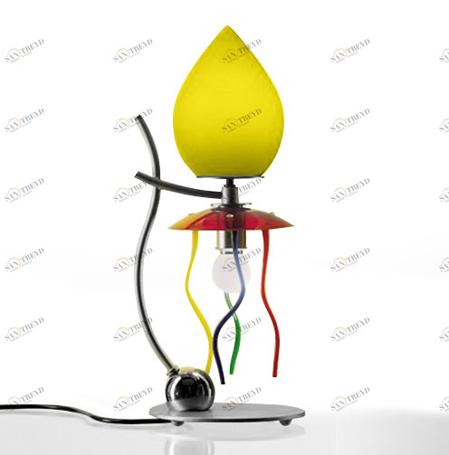Настольная лампа 48х20 см желтая Giocasta C111020 ARTEMIDE НЕОБЫЧНЫЕ 00-3882436 Желтый;красный;черный 