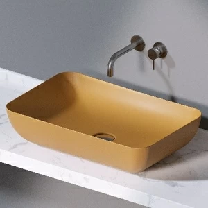 L603133 Накладная раковина на столешницу  прямоугольная A. e T. Italia ELITE