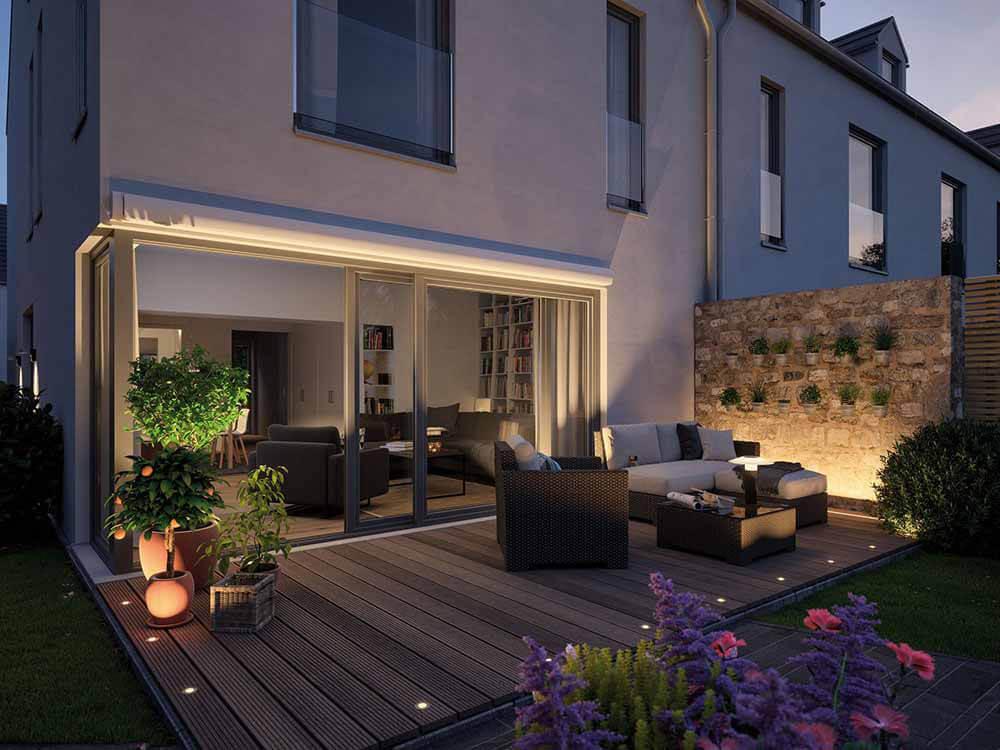 Уличный светильник ландшафтный светодиодный D 7 см серый Floor Eco 93953 PAULMANN FLOOR ECO 00-3896941 Серый  - Вид №1