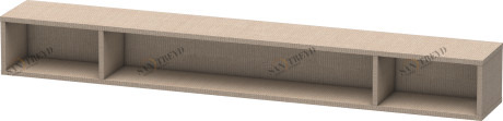LC120107575 L-Cube Элемент полки (горизонтальный) Лен, декор Duravit