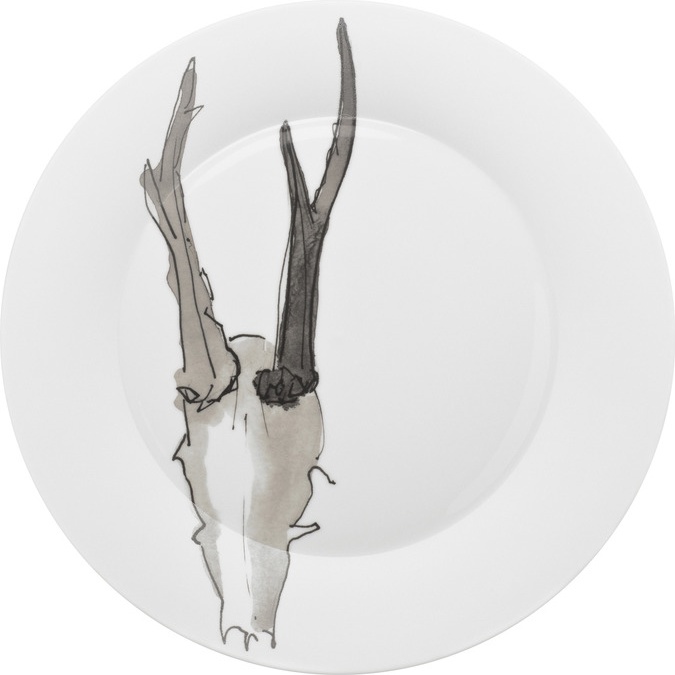 10584545 Hering Berlin Тарелка подстановочная Hering Berlin "Охота" "Трофей" 32см Фарфор 