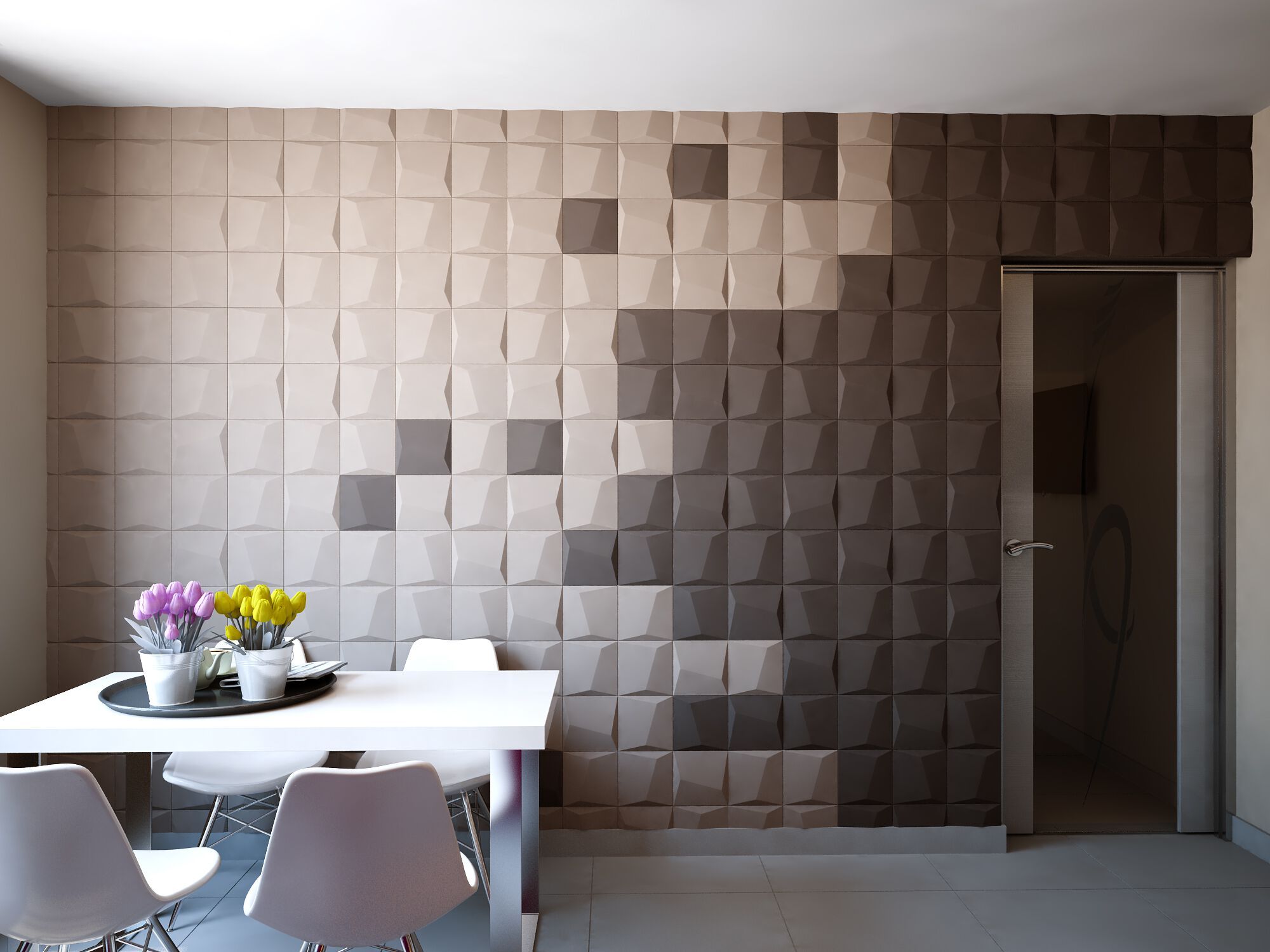 Трехмерное гипсовое покрытие WallDeco M-Modern ARCH-00029497 - Вид №1