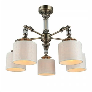 Подвесная люстра Omnilux Rovigo OML-64307-05 кремовая OMNILUX ДИЗАЙНЕРСКИЕ, ROVIGO 279942 Кремовый