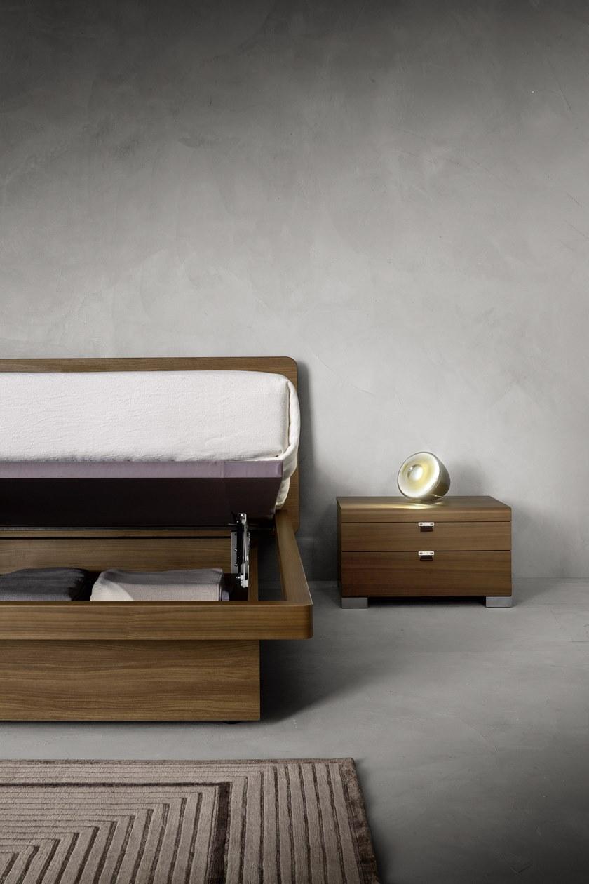 ZANETTE Двуспальная кровать из орехового дерева sun-id-1428419 - Вид №2