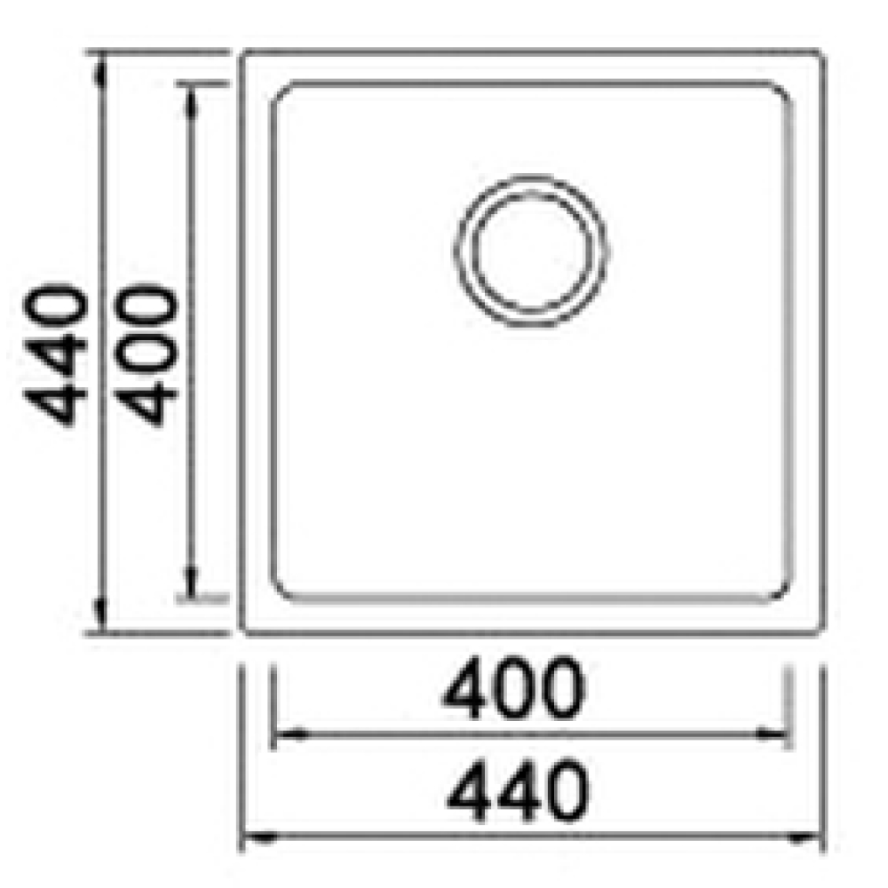 Кухонные мойки Eco Roma SMR-4444A-RB.A SEAMAN  - Вид №1