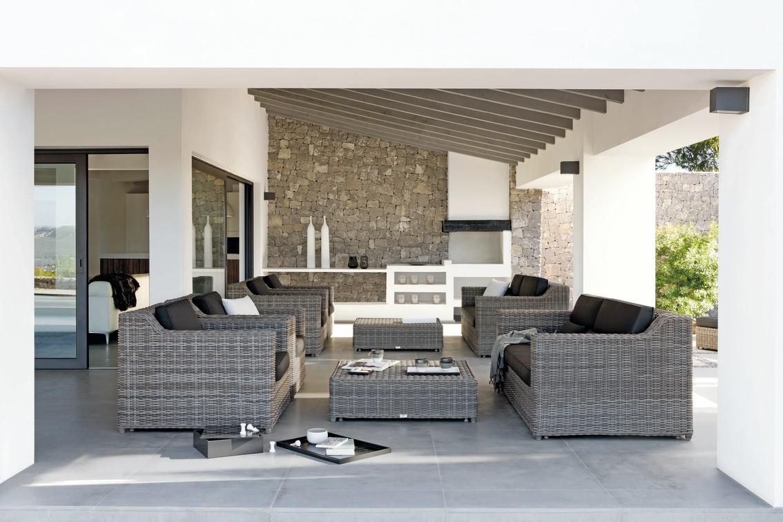 MNST160 1 мест. кресло шнур 8мм старый серый Manutti San Diego - Вид №1