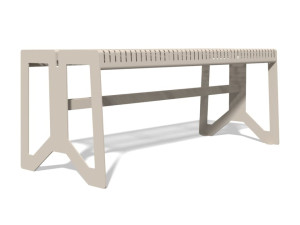 Прямоугольный стол из нержавеющей стали