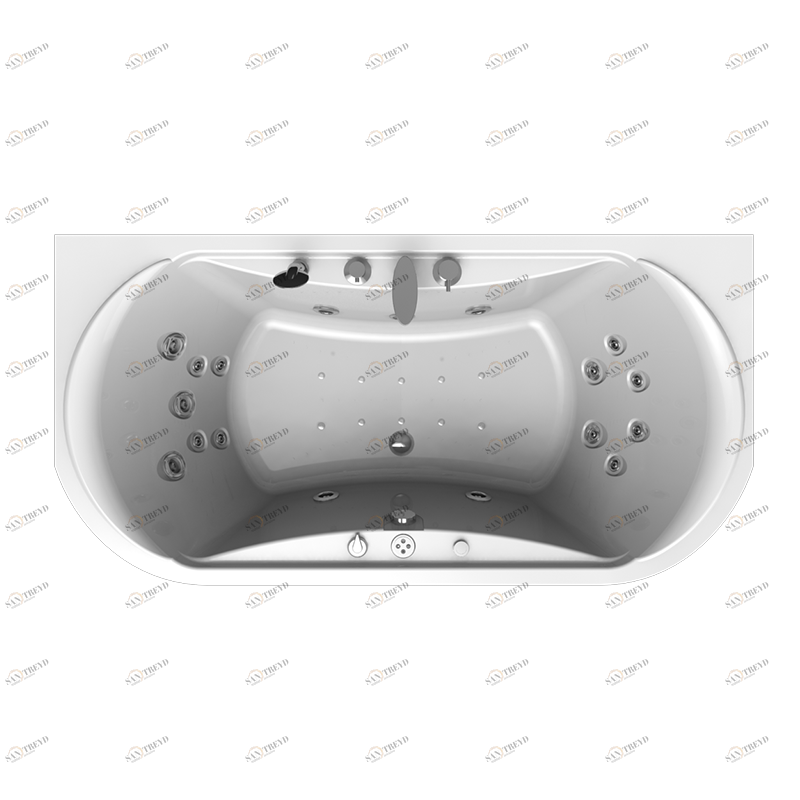 Гидромассаж "Спортивный Chrome" на ванну Титан-лонг (двигатель 1500 Вт, система "Turbo-pool", миниджет Релакс - 8 шт., джет Релакс - 5 шт., джет Магнус, Линц - 4 шт.) Radomir 1-65-2-0-3-040