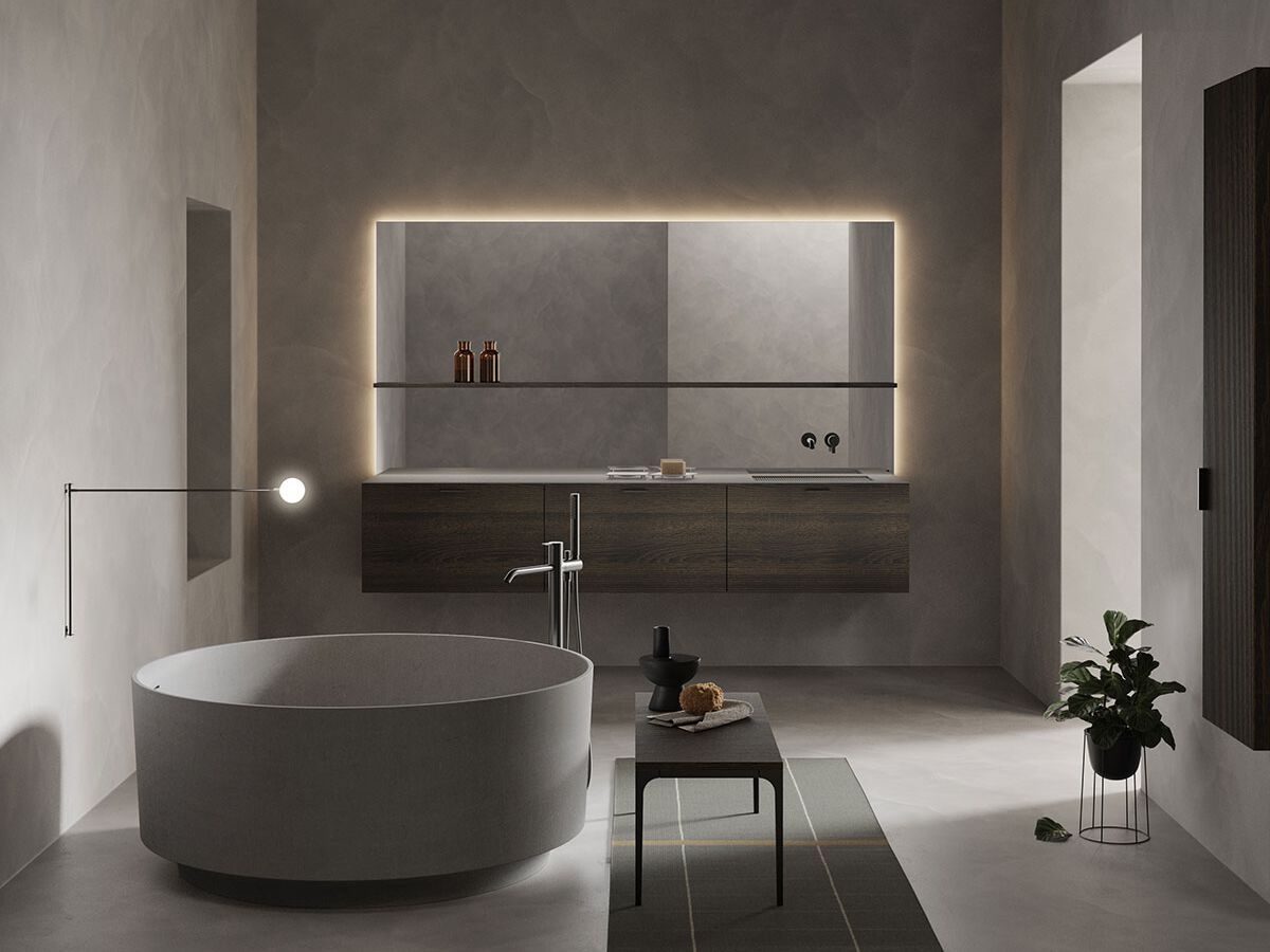 Ванна в центре круглой комнаты Inbani ARCH-00023955 - Вид №6