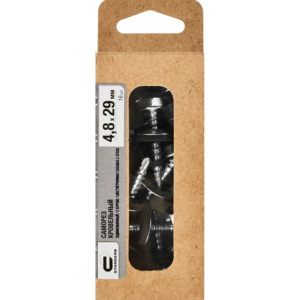 Кровельные саморезы Standers с буром для металлочерепицы и профнастила 89212987 STLM-1548794 - Вид №3