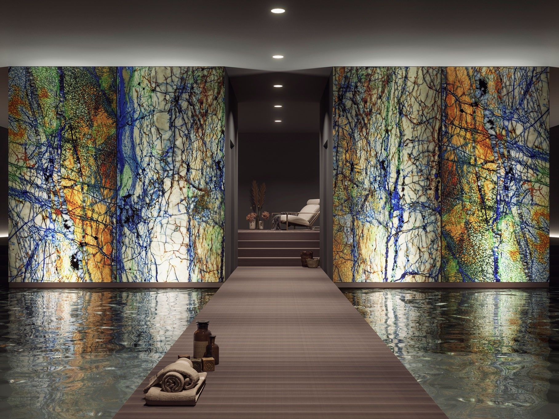 Декоративная панель из алюминия, стекла или ПММА Tecnografica Infinity Gems ARCH-00075012 - Вид №1