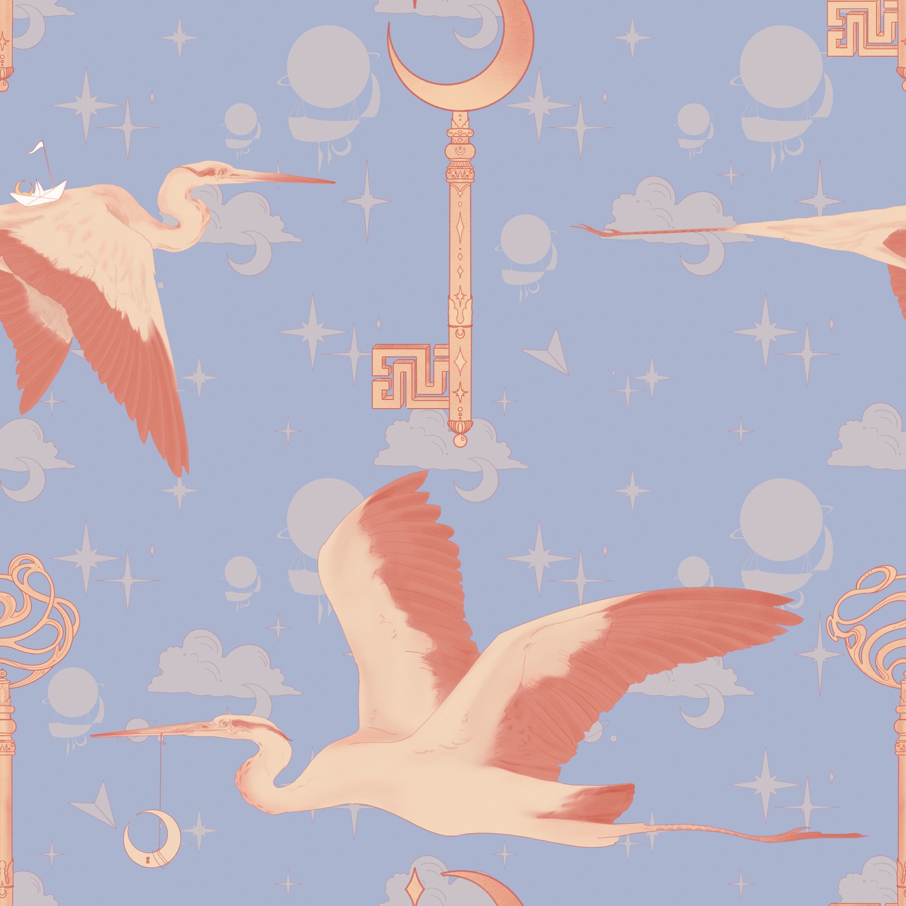 Обои с рисунком для детей Inkiostro Bianco Inkids ARCH-00029728 - Вид №5