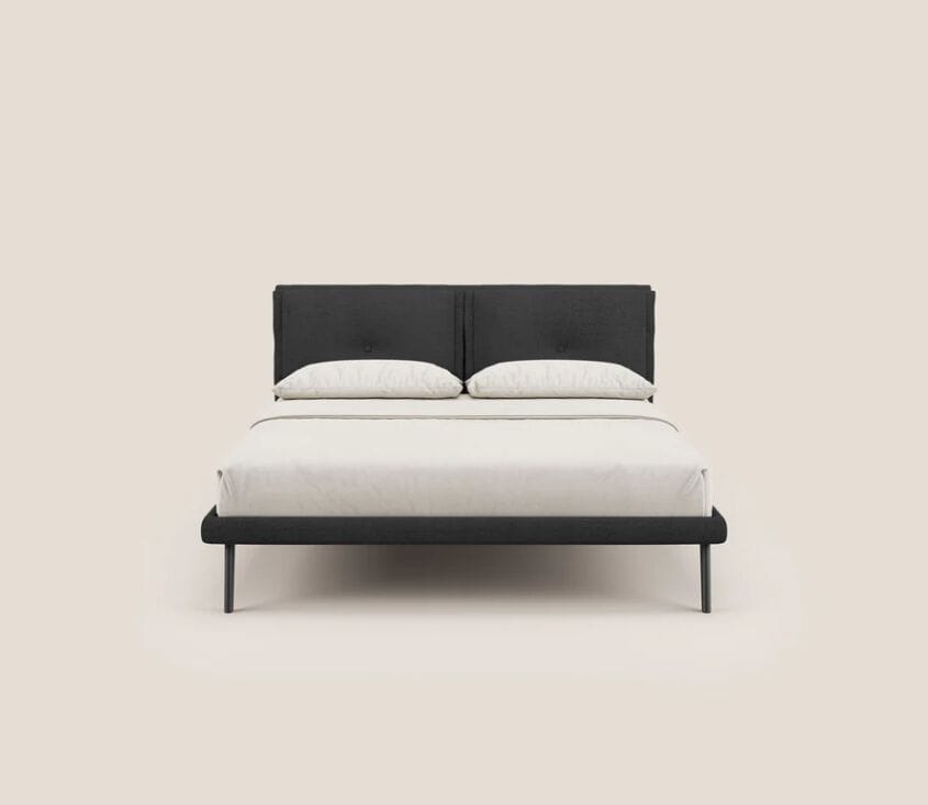 Съемная кровать из ткани с мягким изголовьем Divani.Store IBUKI ARCH-00055248 - Вид №7