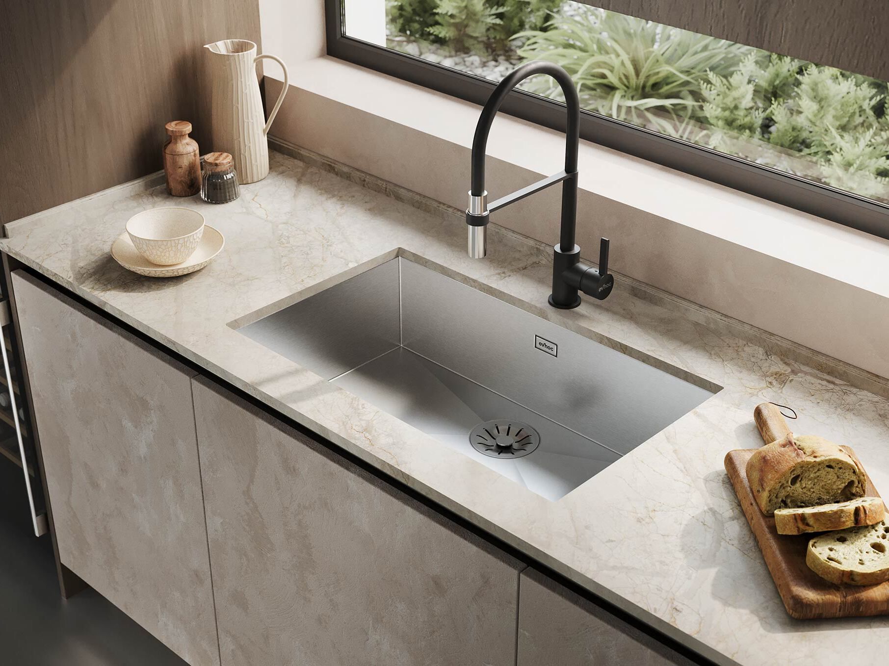 Раковина из нержавеющей стали Evhoc Ethna ARCH-00052187