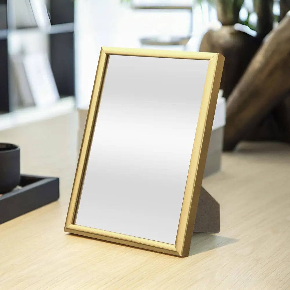 Декоративное зеркало Kreaforta Lila золотистое 11x16 см 89398509 STLM-1569673 - Вид №3