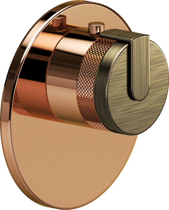 E-8027-R1VBB-L1VBB-RG-T Термостатический переключатель 3/4-Внешняя часть GRAFF MOD+