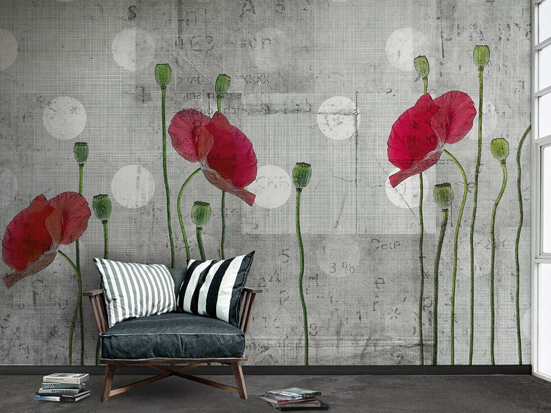Виниловые или стекловолоконные обои N.O.W. Edizioni GRUNGE / APRIL ARCH-00025533