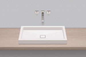 3208000401 Надставная раковина, ab.re700.4, белая, противомикробное Alape серия RE (X.plicit)