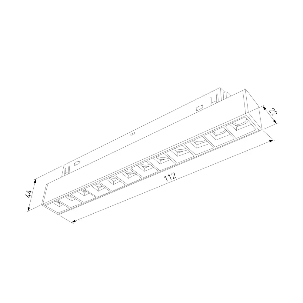 Трековый светильник Elektrostandard Slim Magnetic магнитный 6 Вт 4200K 3 м² цвет черный 85069945 STLM-2085045  - Вид №5