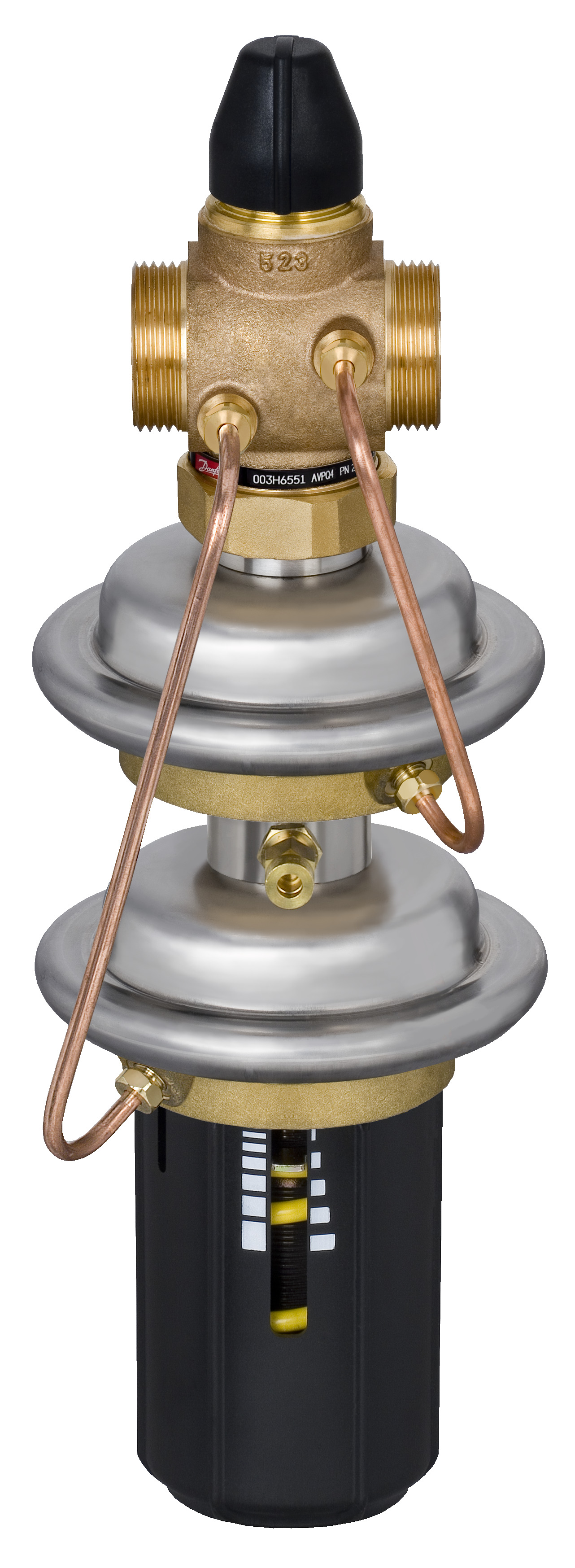 Danfoss Регулятор перепада давления AVPQ для монтажа на подающем трубопроводе РПД AVPQ 4PN25 50/20/0,3-2,0/0,2/резьб. 003H6562  - Вид №36