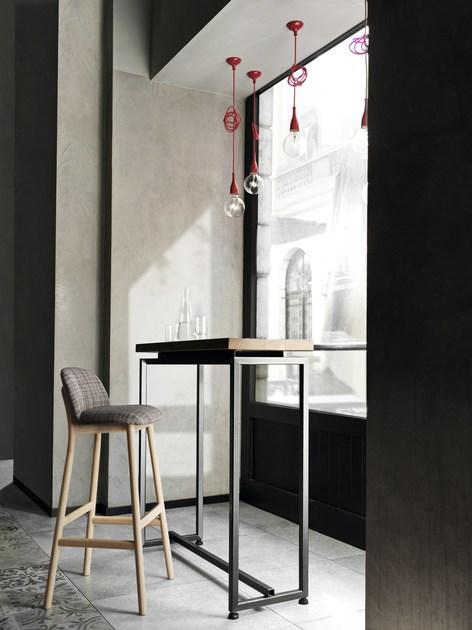 Very Wood Высокий табурет с подставкой для ног Zantilam sun-id-1347962 - Вид №2