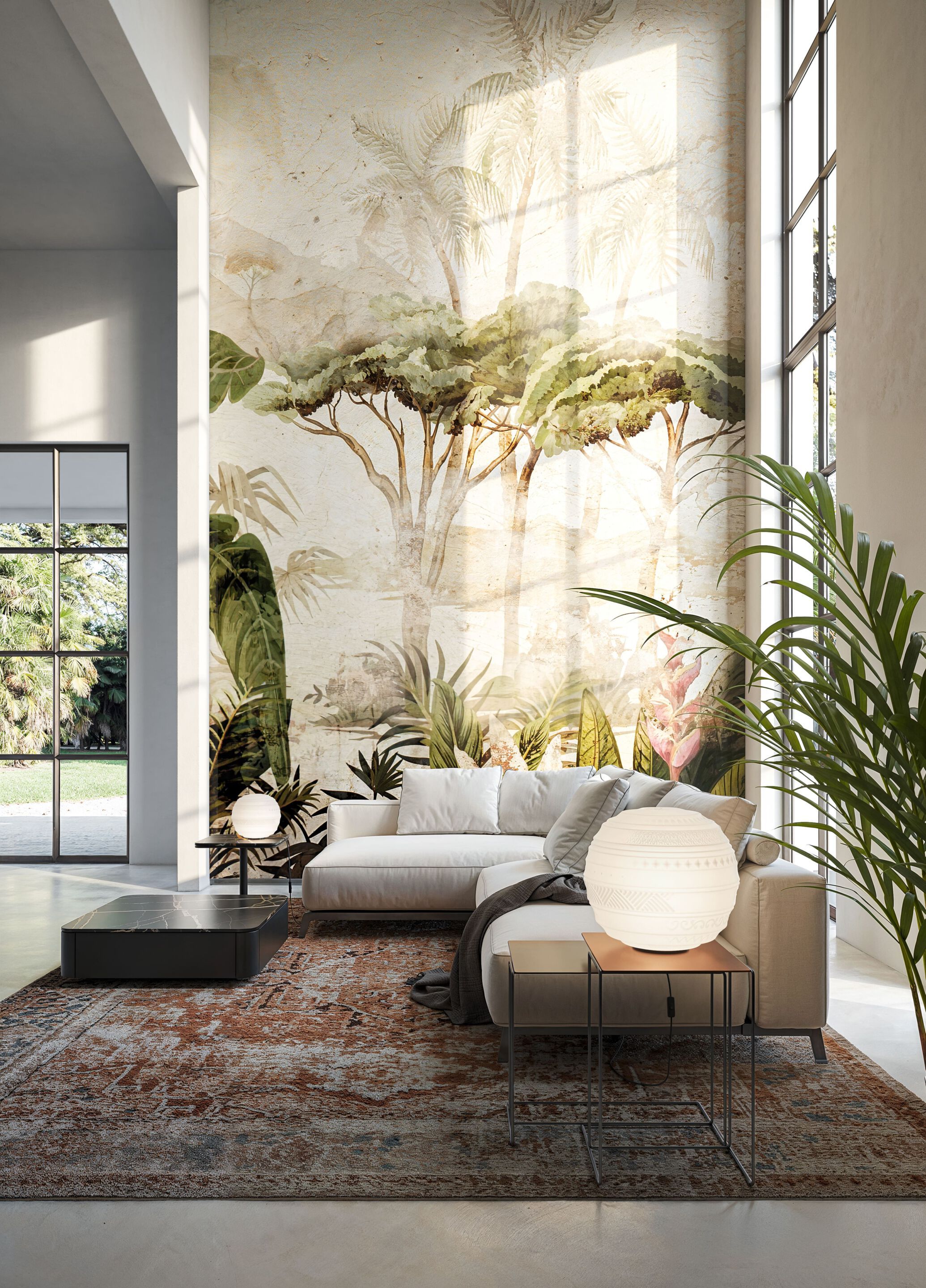 Настольная лампа из матового стекла Karman Шрифт Брайля ARCH-00029684 - Вид №1