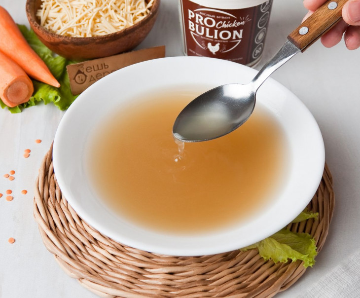 6790 Бульон костный куриный замороженный Вкусляндия  - Вид №1