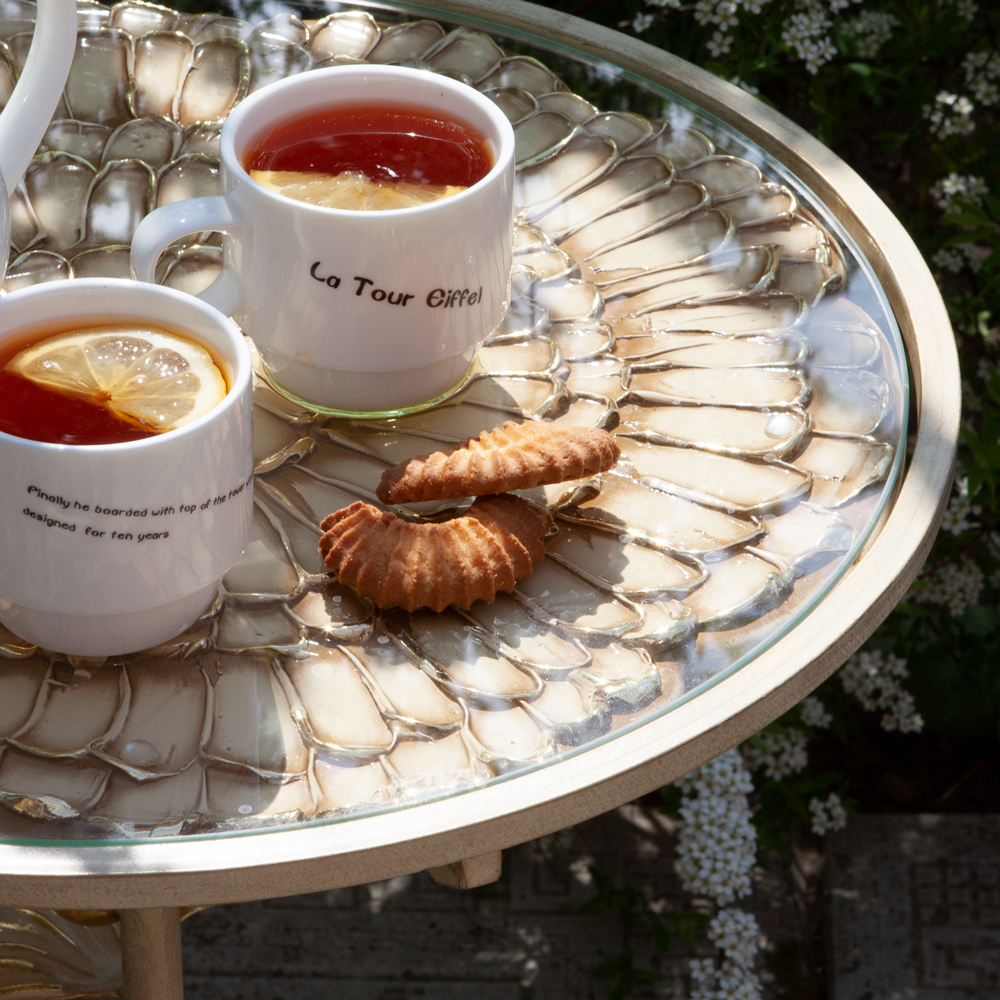 19035 Столик декоративный Терра Роуз Айвори BOGACHO 4627155813703 - Вид №2