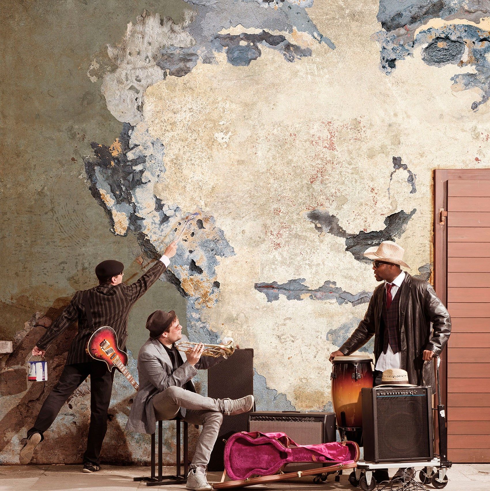 Огнестойкие водонепроницаемые прорезиненные обои из стекловолокна Tecnografica поверхности ARCH-00116737 - Вид №2