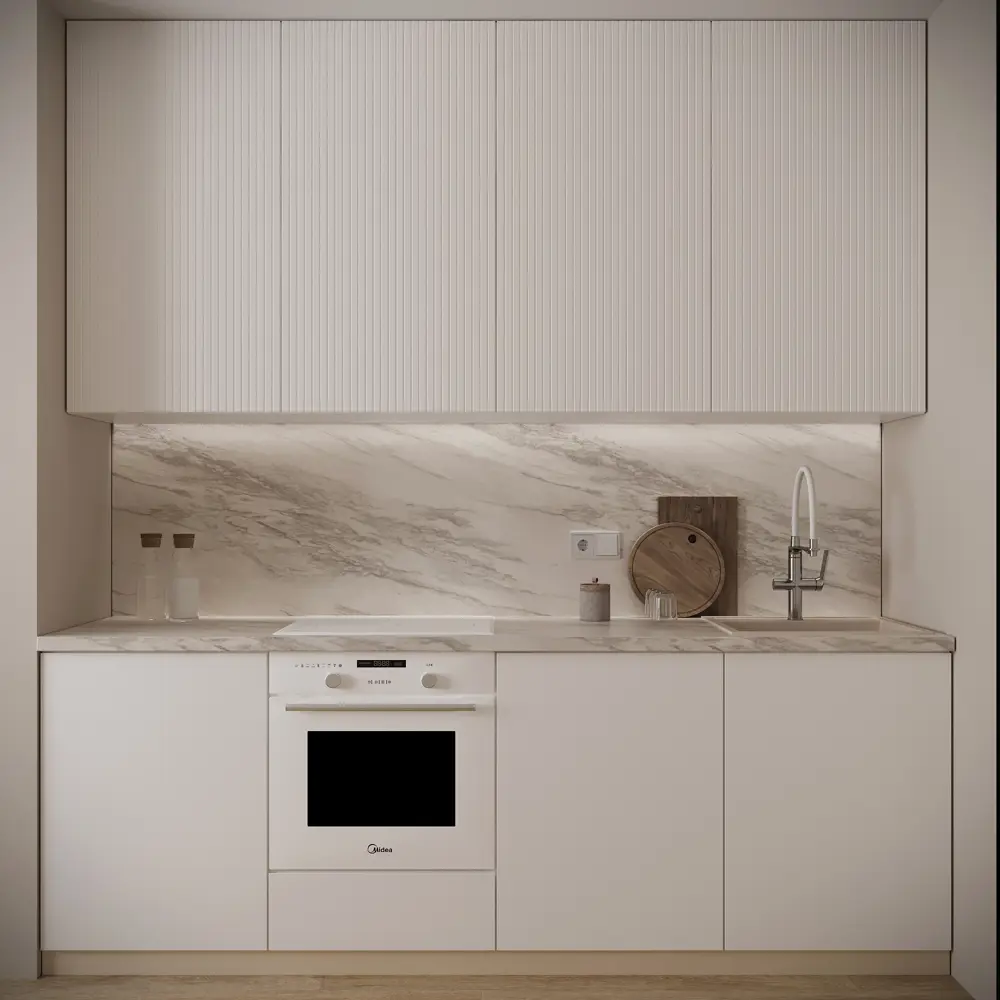 Konsensa Висла - фасад для кухонного ящика белый МДФ 79.7x12.5 см 89385072 STLM-1571412 - Вид №7