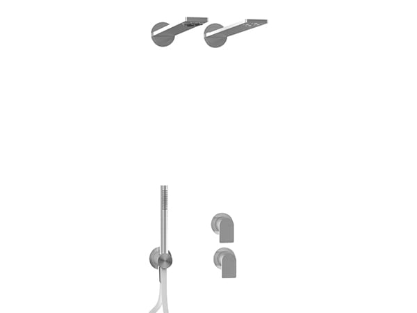 Термостатический набор для душа из нержавеющей стали с ручным душем Zazzeri Q316 ARCH-00054592 - Вид №1