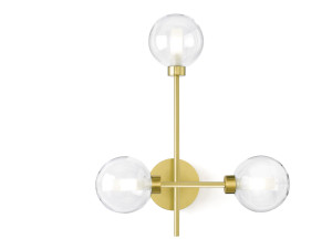 Настенный светильник из боросиликатного стекла