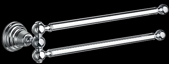 CA214 Держатель для полотенец, двойной, поворотный bagno&associati CANOVA