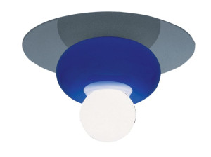 Потолочный светильник из дутого стекла