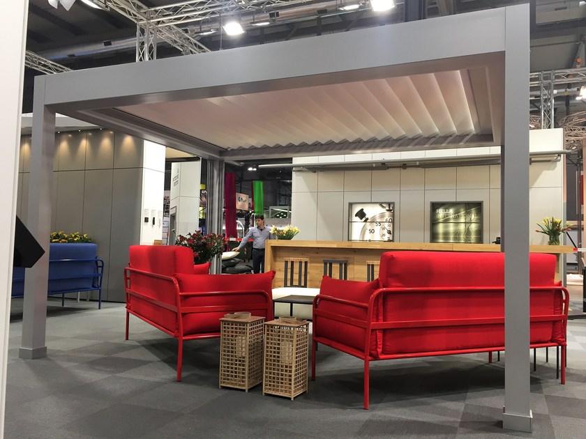 HELLA Алюминиевая пергола с регулируемыми жалюзи и подсветкой sun-id-1417302 - Вид №7