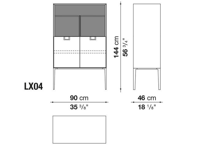 Шкаф с распашными дверцами Maxalto ARCH-00135777 - Вид №7