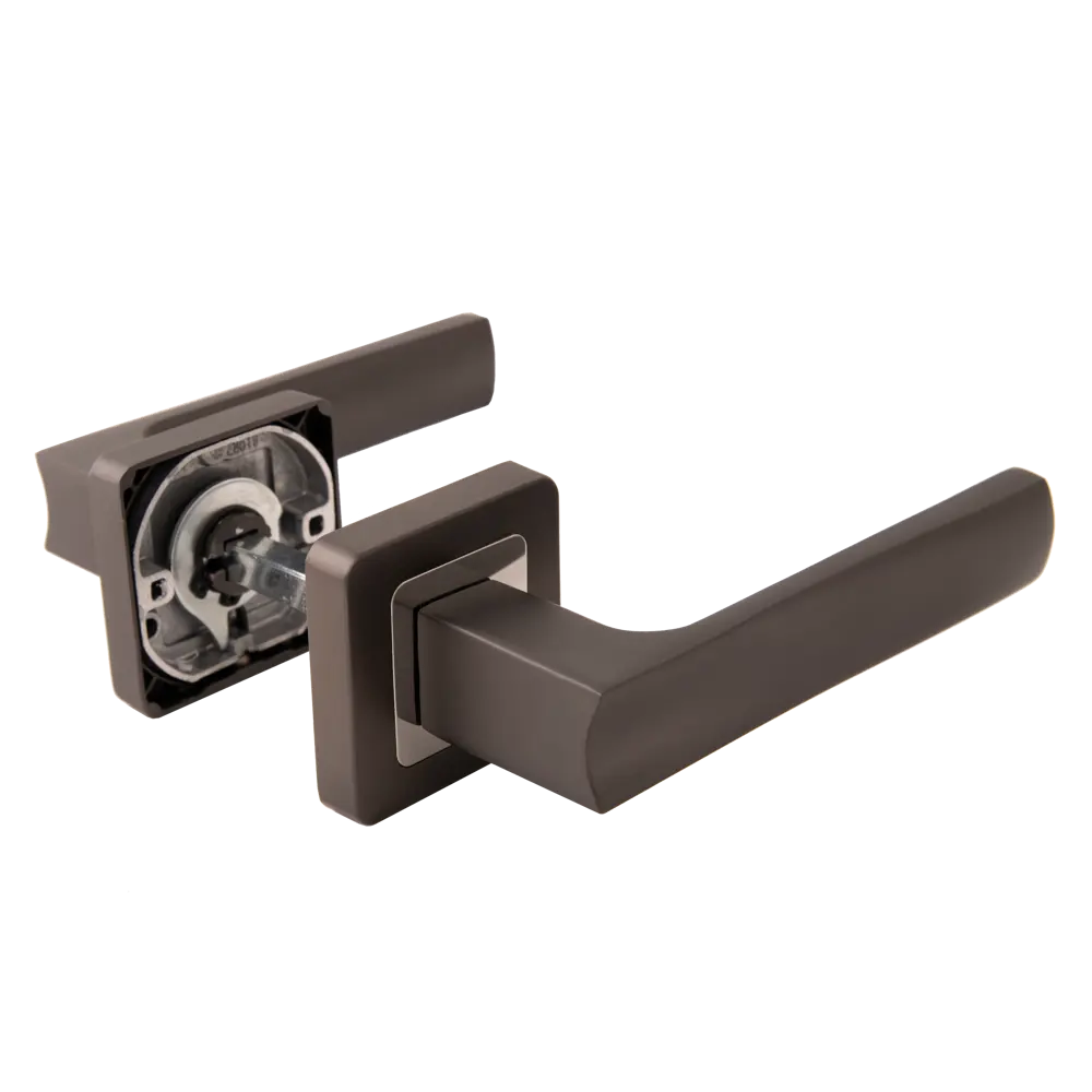 Дверные ручки Armex H-22110-A GRF без запирания алюминий матовое покрытие цвет графит STLM-2068173