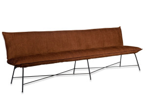 Тканевая скамья со спинкой