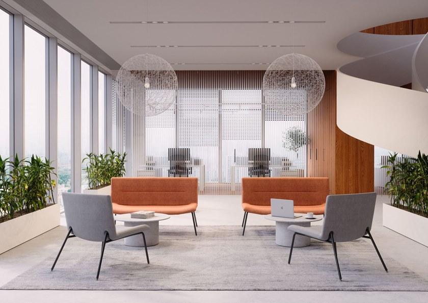 LD Seating Кресло из ткани Oslo lounge K-1 - Вид №3