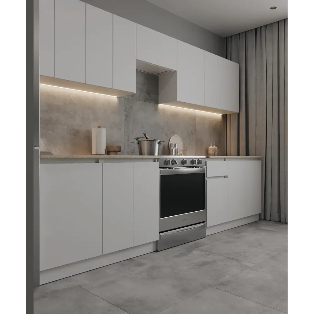 Навесной кухонный шкаф Santreyd Миус - белый минимализм 89394531 STLM-1329820 - Вид №6