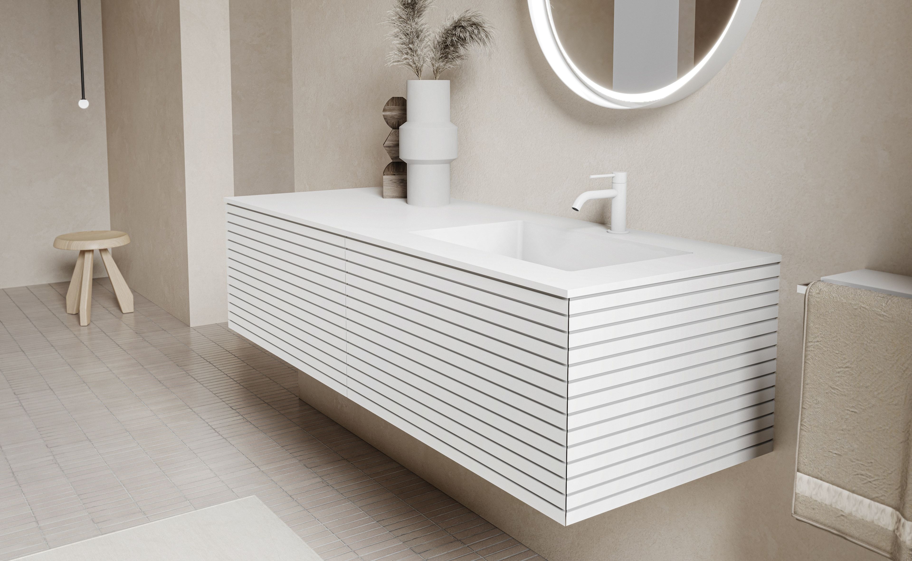 Деревянный подвесной умывальник Moab MORE ARCH-00080795 - Вид №5