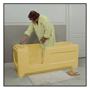 Ванна с дверцей Akcjum Relax 160-70-LH-Z сидячая левосторонняя желтая