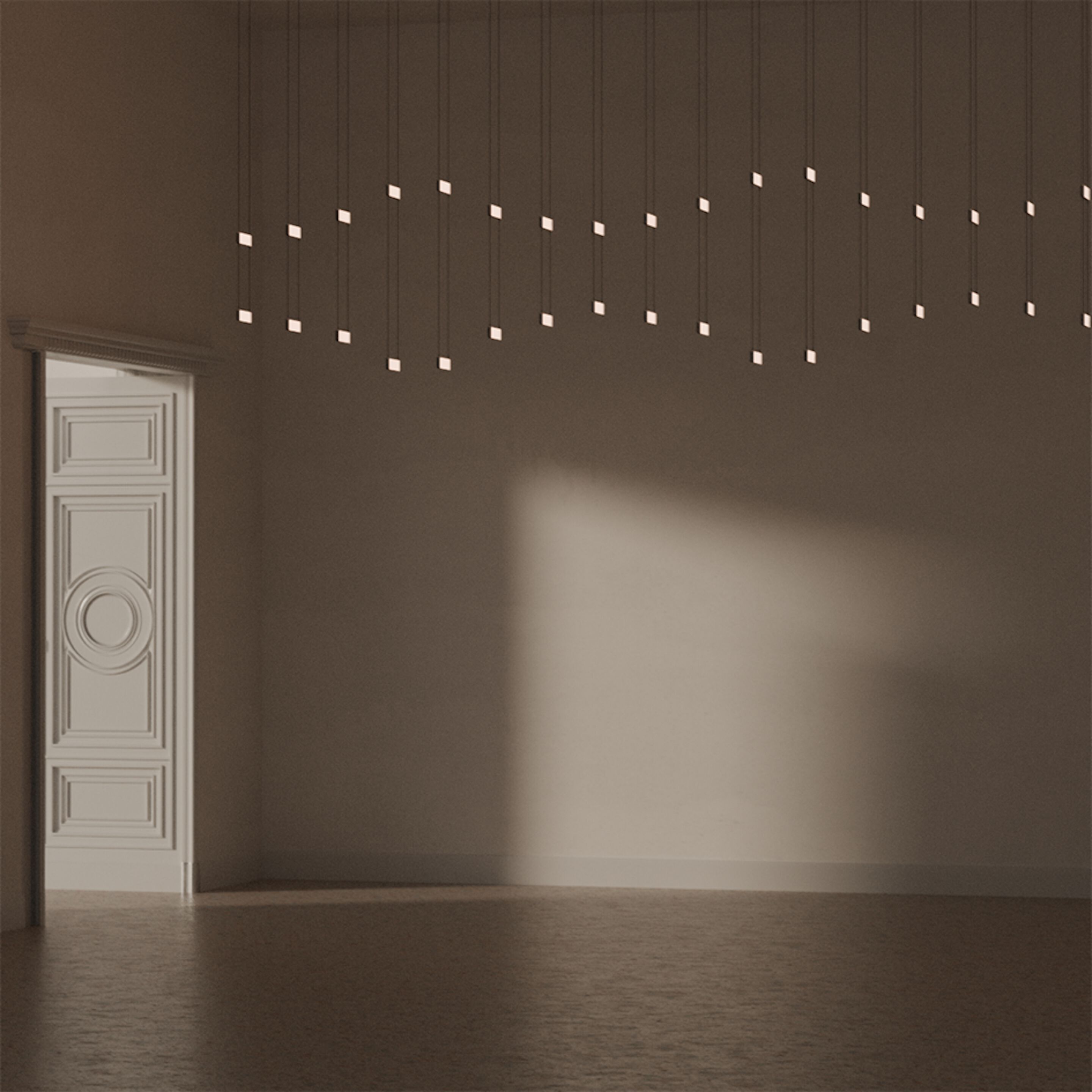 Светодиодный подвесной светильник из метакрилата и алюминия LUCEPLAN Limetry ARCH-00025537 - Вид №2