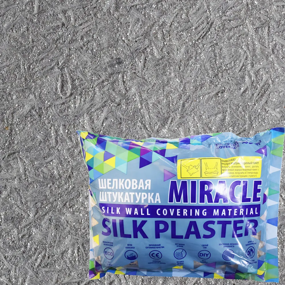 Жидкие обои Silk Plaster Миракл 1038Ж 1.7 кг цвет серый 82453440 STLM-2113557 