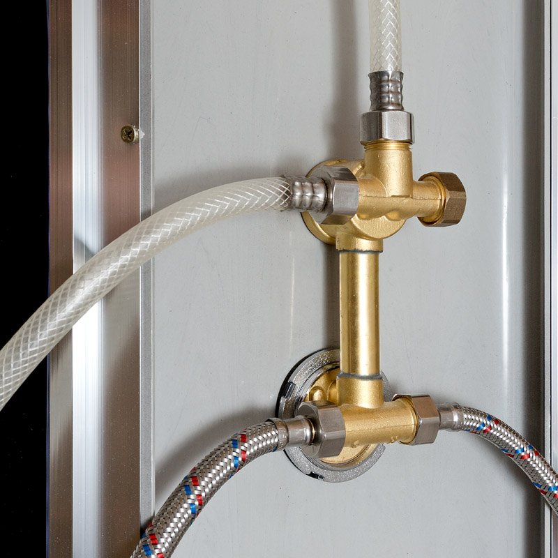 D08S LED Душевая кабина DETO Серия D BМ1510 стандартная BLACK - Вид №26