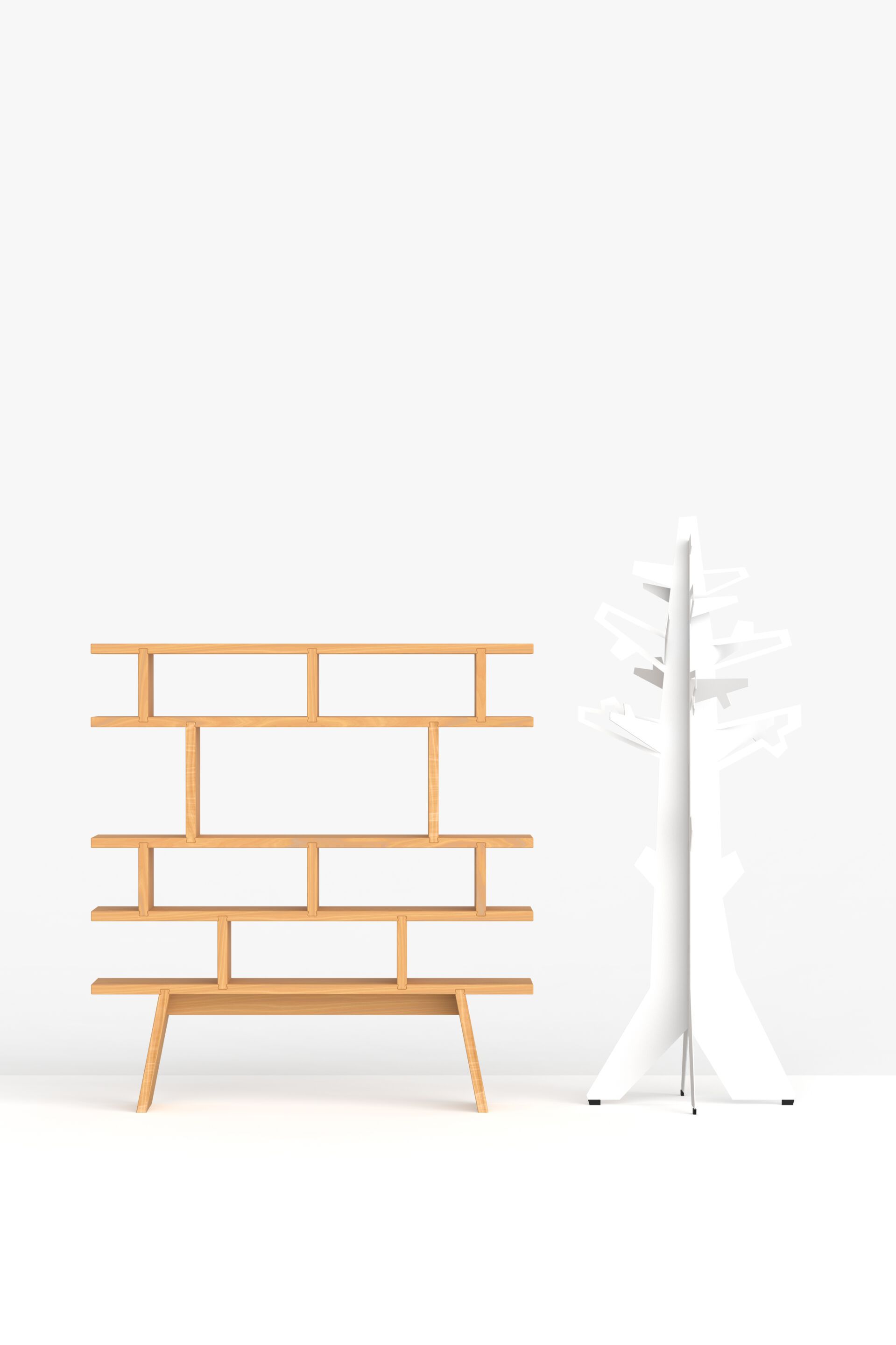 Книжный шкаф из дуба FUNCTIONALS Dovetail ARCH-00101648 - Вид №1