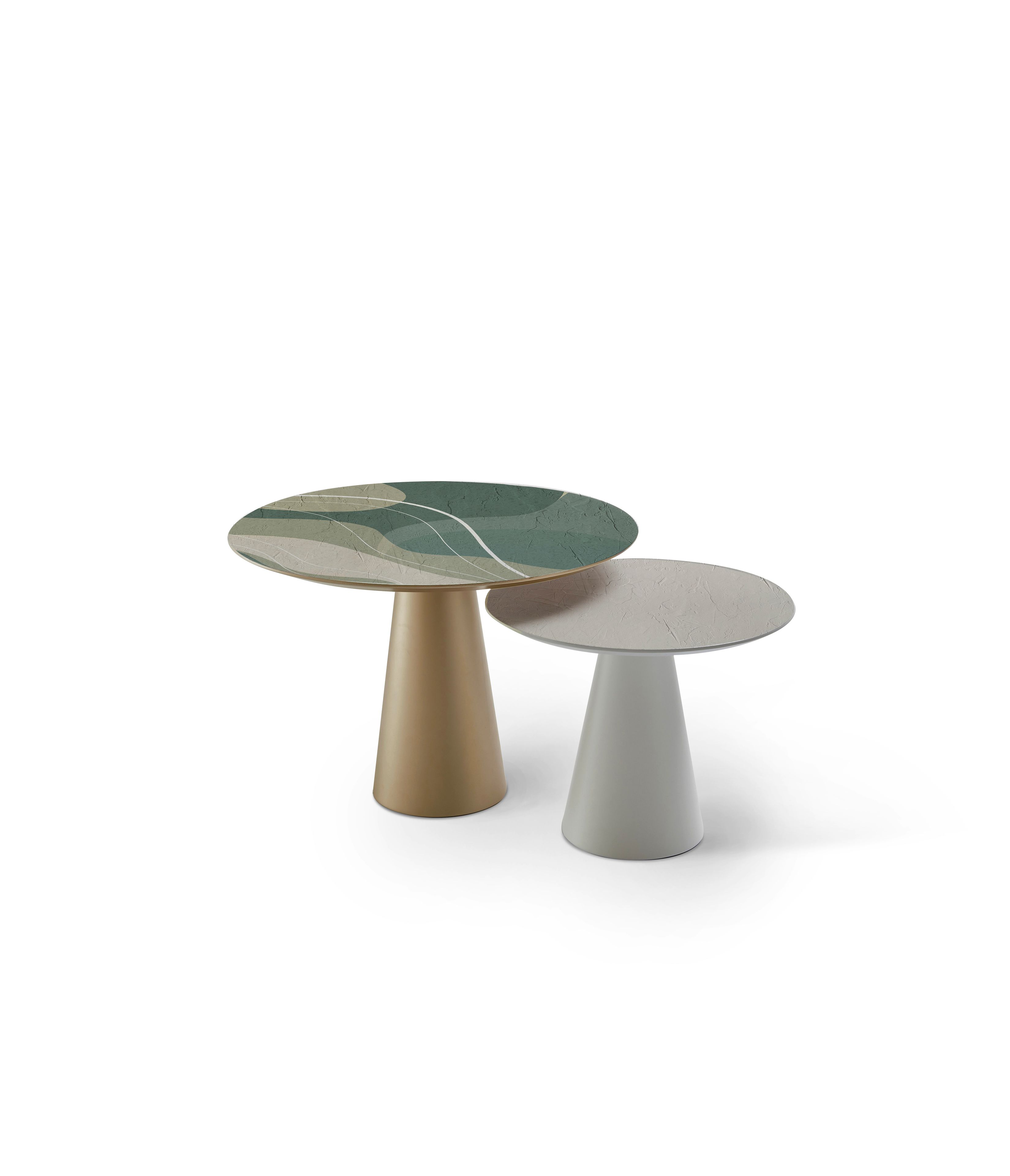 Круглый металлический журнальный столик MOMENTI Home &amp ARCH-00038212 - Вид №8