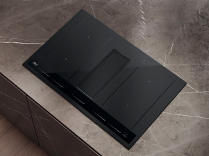 Керамическая индукционная плита со встроенной вытяжкой