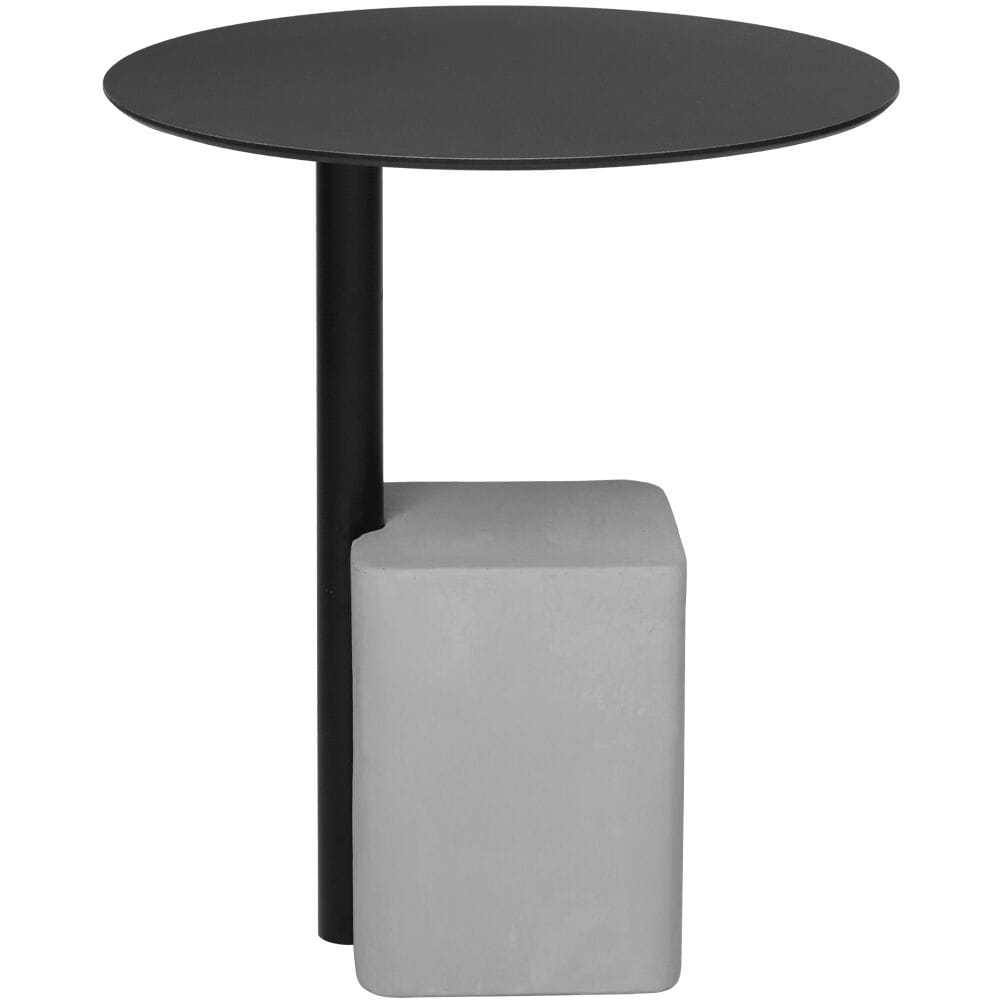 Высокий круглый журнальный столик с бетонным основанием Vela Arredamenti Арго ARCH-00138521 - Вид №1